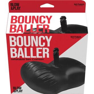 HOTT PRODUCTS BOUNCY BALLER INFLATABLE PLAY COUSHION W/ PVC DILDO