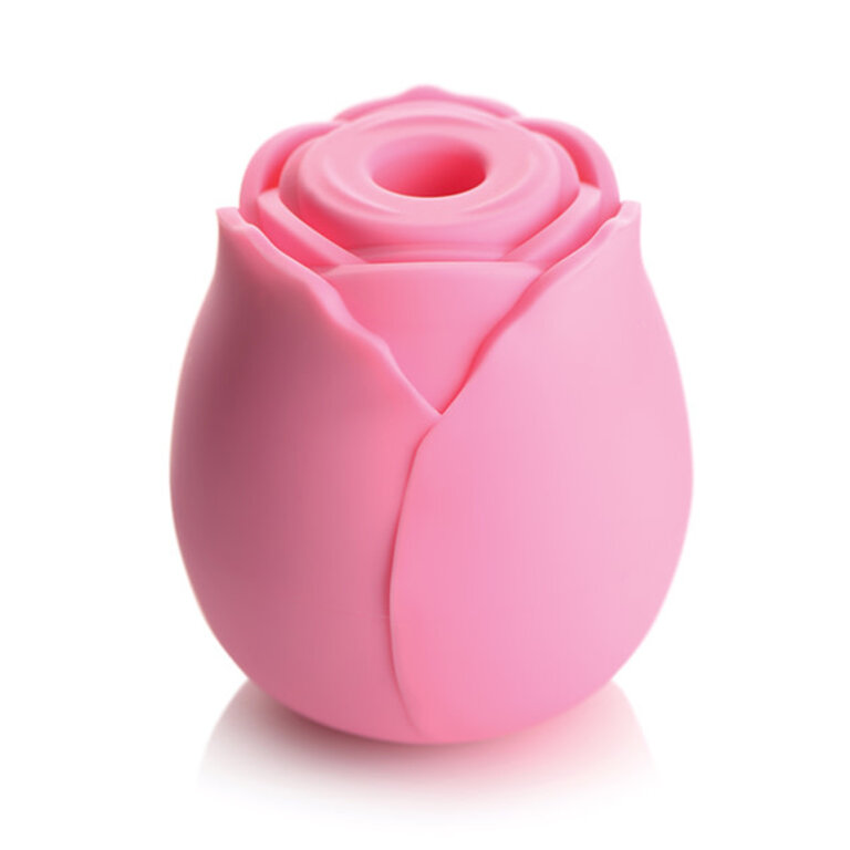XR BRANDS BLOOMGASM WILD ROSE 10X PIN SUCTION CLIT STIMULATOR