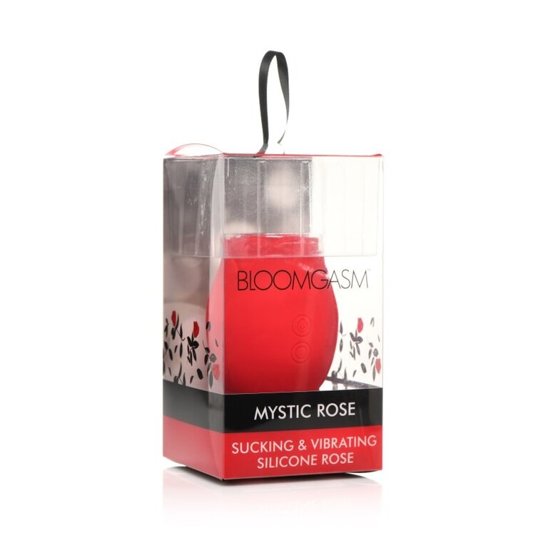 XR BRANDS BLOOMGASM MYSTIC ROSE SUCKI & VIBRATING SILICONE ROSE