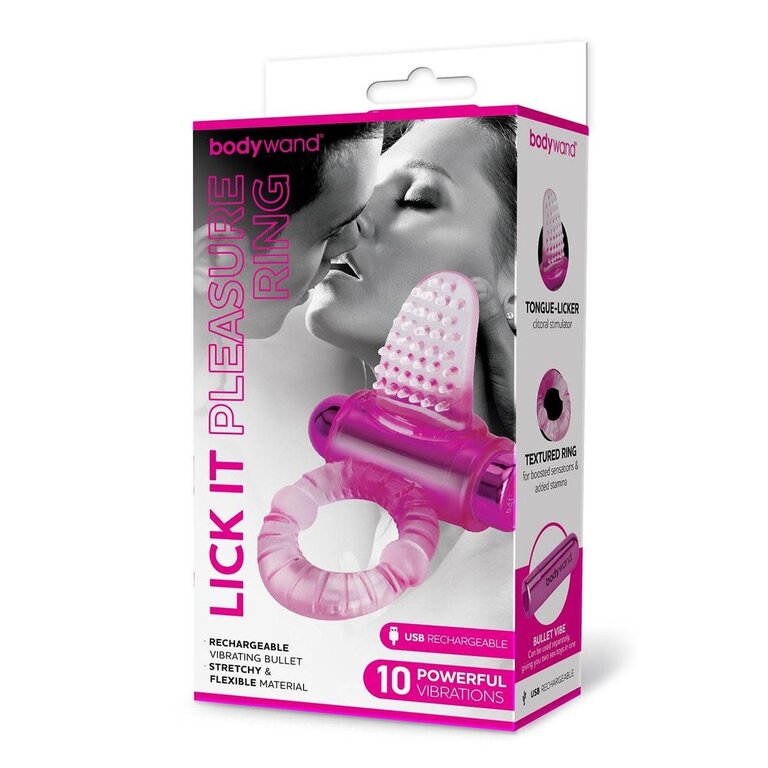 BODYWAND BW RECHARGEABLE LICK IT PLEASURE RING