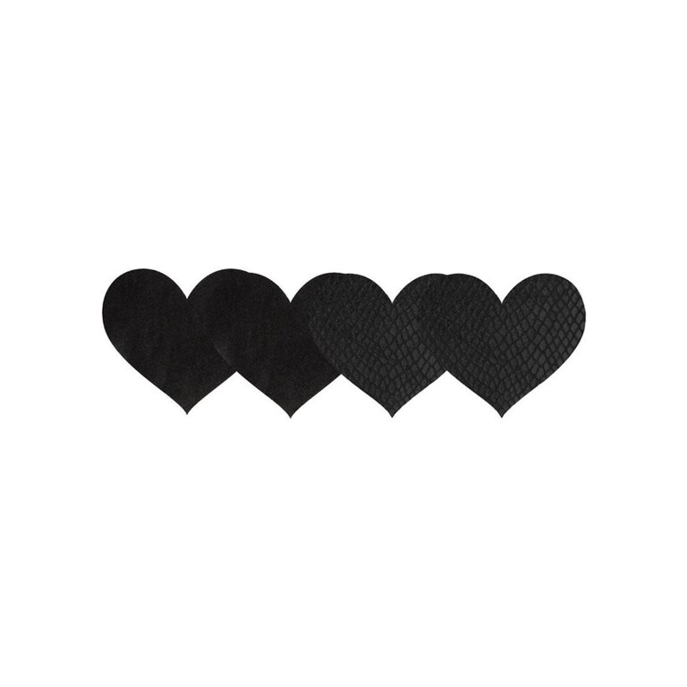 PEEKABOOS CLASSIC BLACK HEARTS PASTIES