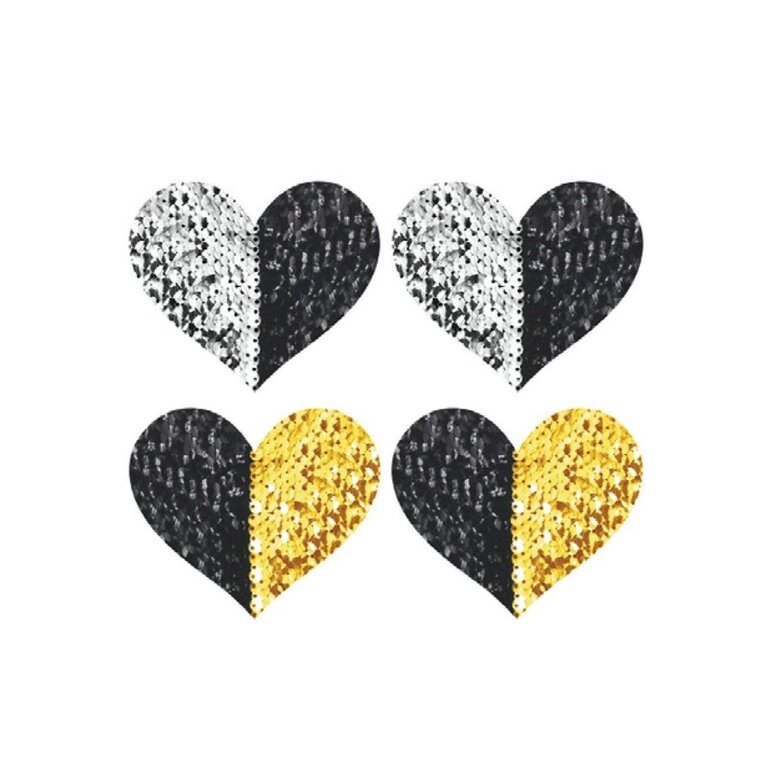 PEEKABOOS REVERSIBLE SEQUIN HEARTS