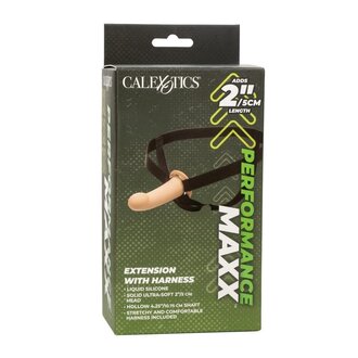 CALIFORNIA EXOTIC EXTENSION IVORY PERFORMANCE EXT W/HARNESS