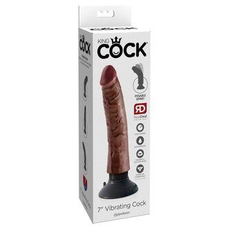 PIPEDREAM KING COCK 7” VIBE COCK