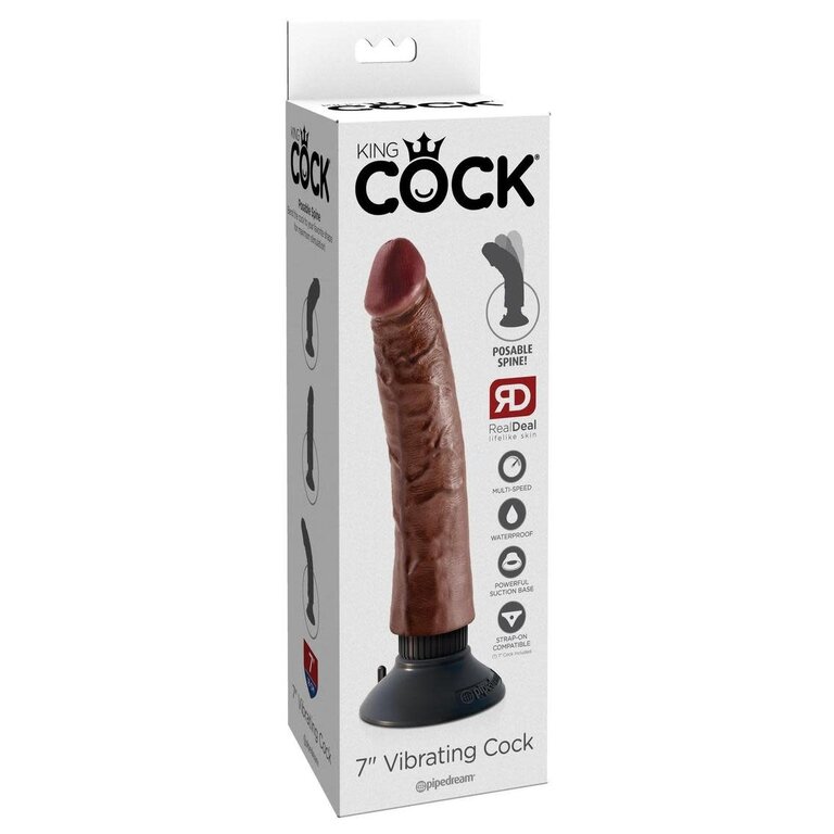 PIPEDREAM KING COCK 7” VIBE COCK