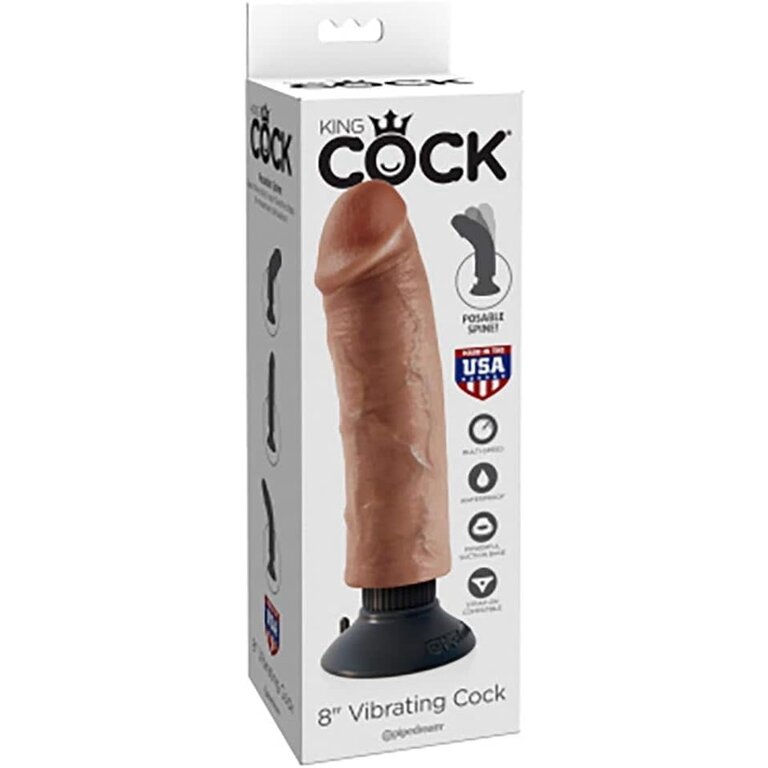 PIPEDREAM KING COCK 8” VIBE COCK