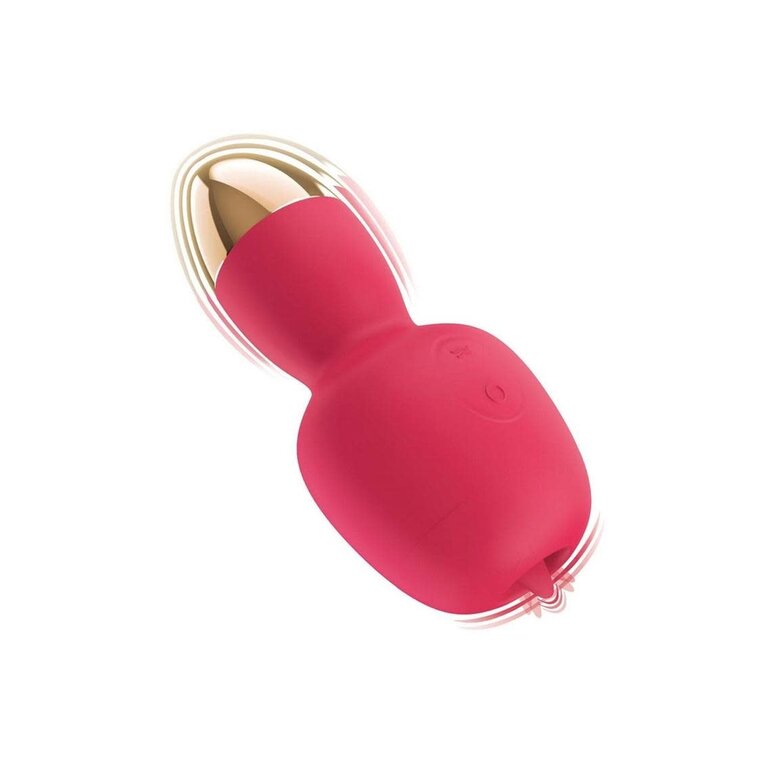 NASS TOYS CLIT-TASTIC DUAL MASSAGER CORAL