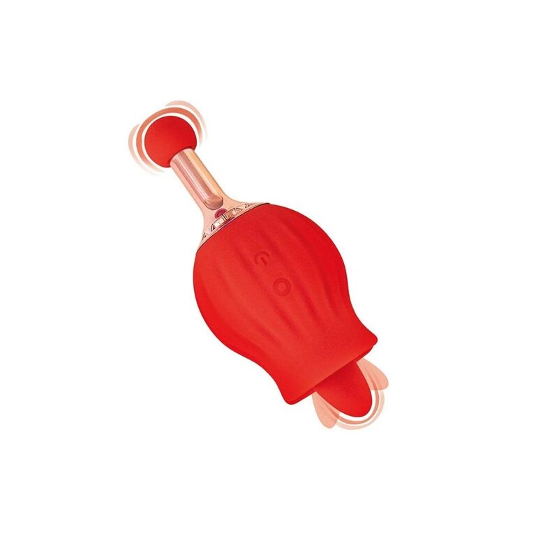 NASS TOYS CLIT-TASTIC ROSE BUD RECHARGEABLE STIMULATOR