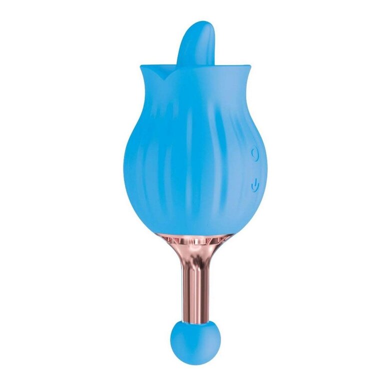 NASS TOYS CLIT-TASTIC ROSE BUD RECHARGEABLE STIMULATOR