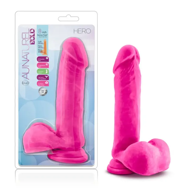BLUSH NOVELTIES AU NATURALE HERO DONG 8"