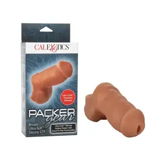 CALIFORNIA EXOTIC PACKER GEAR ULTRA-SOFT SILICONE STP - BROWN