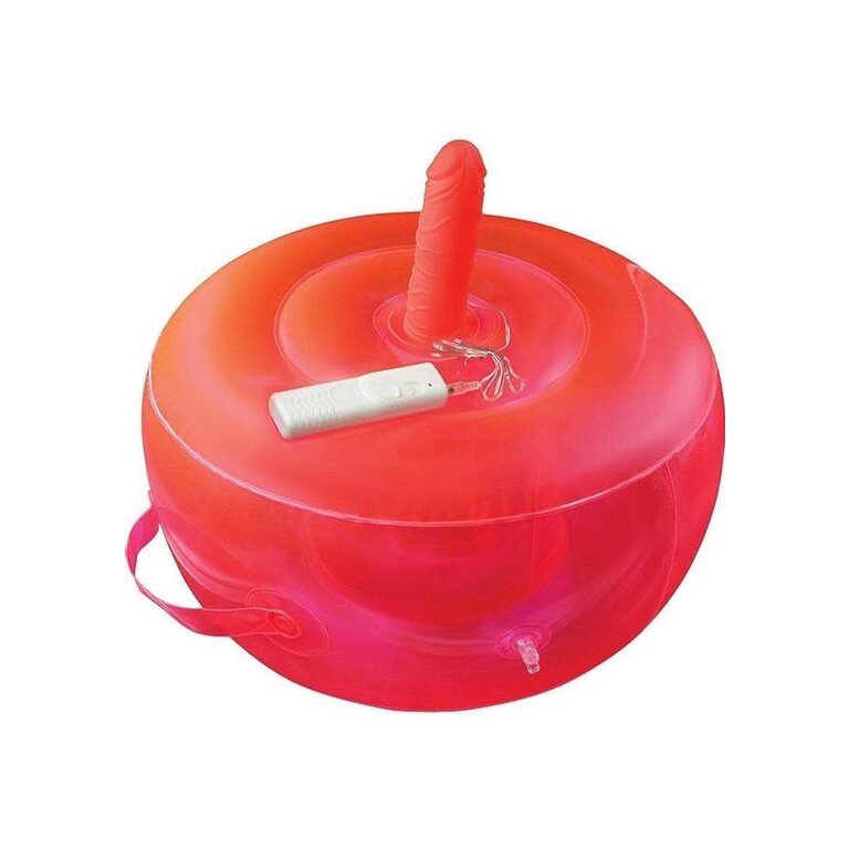 HOTT PRODUCTS BOUNCY BANGER INFLATABLE PLAY CUSHION W/ WIRE CONTROL DILDO