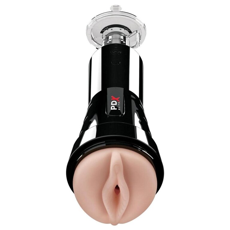 PIPEDREAM PDX ELITE COCK COMPRESSOR VIBRATING STROKER