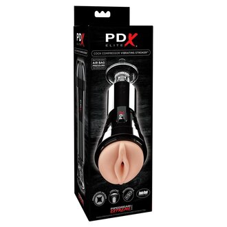PIPEDREAM PDX ELITE COCK COMPRESSOR VIBRATING STROKER