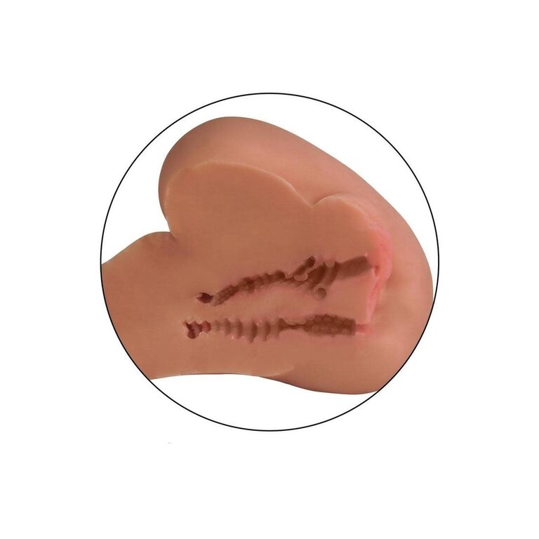 CALIFORNIA EXOTIC STROKE IT SIDE BANGER BROWN