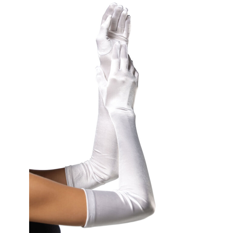LEG AVENUE EXTRA LONG SATIN GLOVES