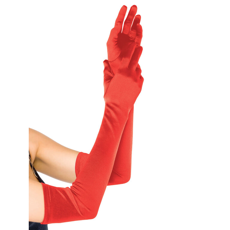LEG AVENUE EXTRA LONG SATIN GLOVES