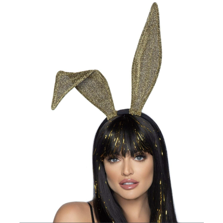 LEG AVENUE GLITTER BUNNY EAR HEADBAND