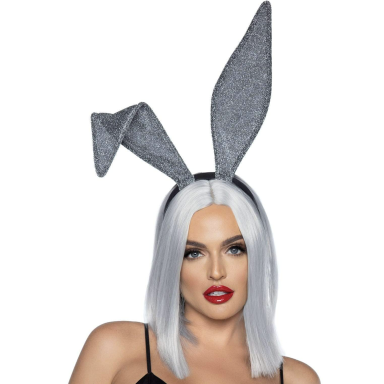 LEG AVENUE GLITTER BUNNY EAR HEADBAND