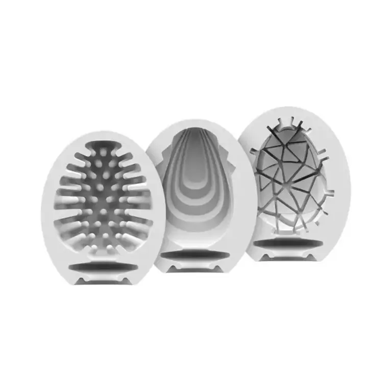 SATISFYER MASTURBATOR EGG 3ER SET - NAUGHTY, SAVAGE, CRUNCHY