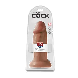 PIPEDREAM DILDO CHUBBY 10" TAN KING COCK