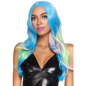 LEG AVENUE LONG BLUE MULTI-COLOR WIG