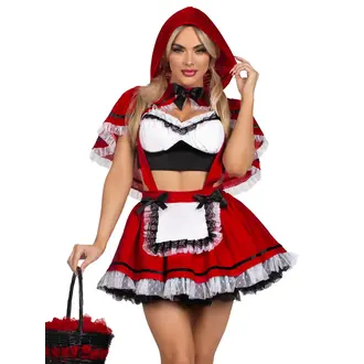 LEG AVENUE FLIRTY MISS RED COSTUME