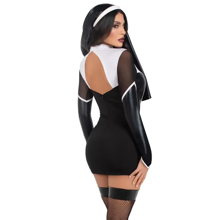 LEG AVENUE HOLY HOTTIE NUN COSTUME