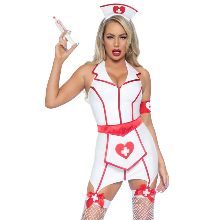 LEG AVENUE ER HOTTIE NURSE VINYL