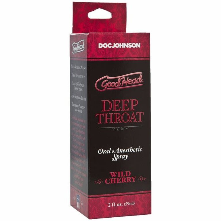 DOC JOHNSON GOODHEAD DEEP THROAT SPRAY WILD CHERRY 2OZ