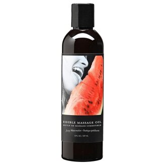 EARTHLY BODY MASSAGE OIL EDIBLE WATERMELON 8 OZ
