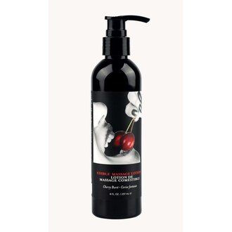 EARTHLY BODY EDIBLE MASSAGE LOTION CHERRY 8OZ