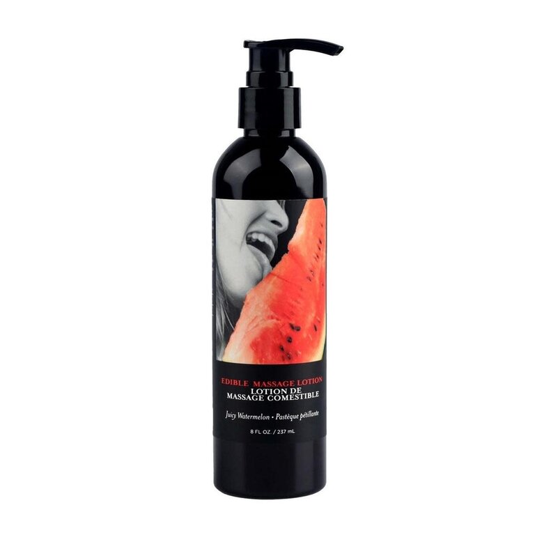 EARTHLY BODY EDIBLE MASSAGE LOTION WATERMELON 8OZ