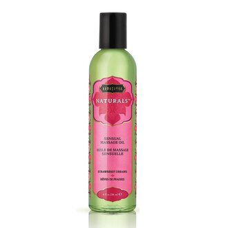 KAMA SUTRA NATURALS MASSAGE OIL STRAWBERRY 8 OZ