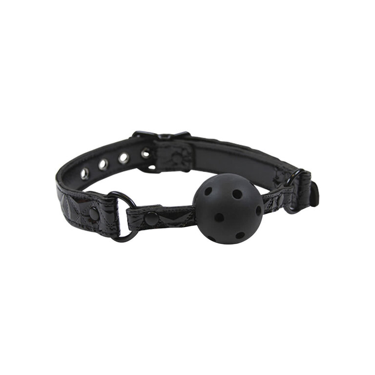 NS NOVELTIES SINFUL BALL GAG BLACK