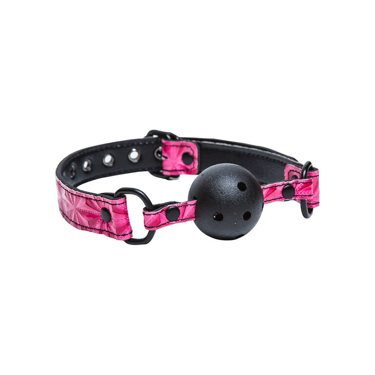 NS NOVELTIES SINFUL BALL GAG PINK