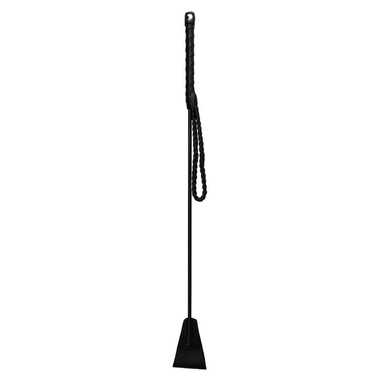 ROUGE Fetish Play Riding Crop Vegan Leather - Black