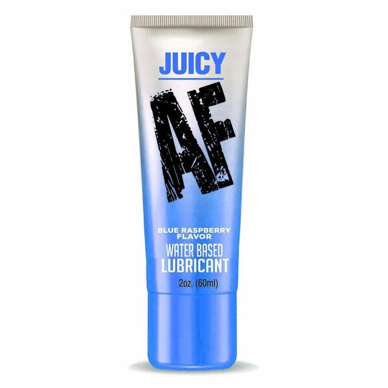 LITTLE GENIE JUICY AF LUBE BLUE RASPBERRY 2 OZ