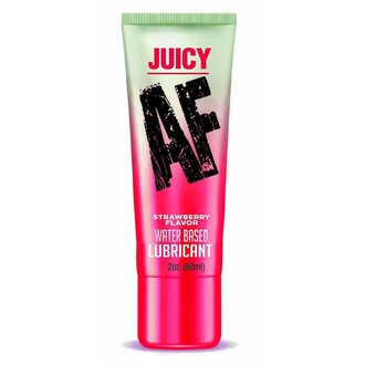 LITTLE GENIE JUICY AF LUBE STRAWBERRY 2 OZ