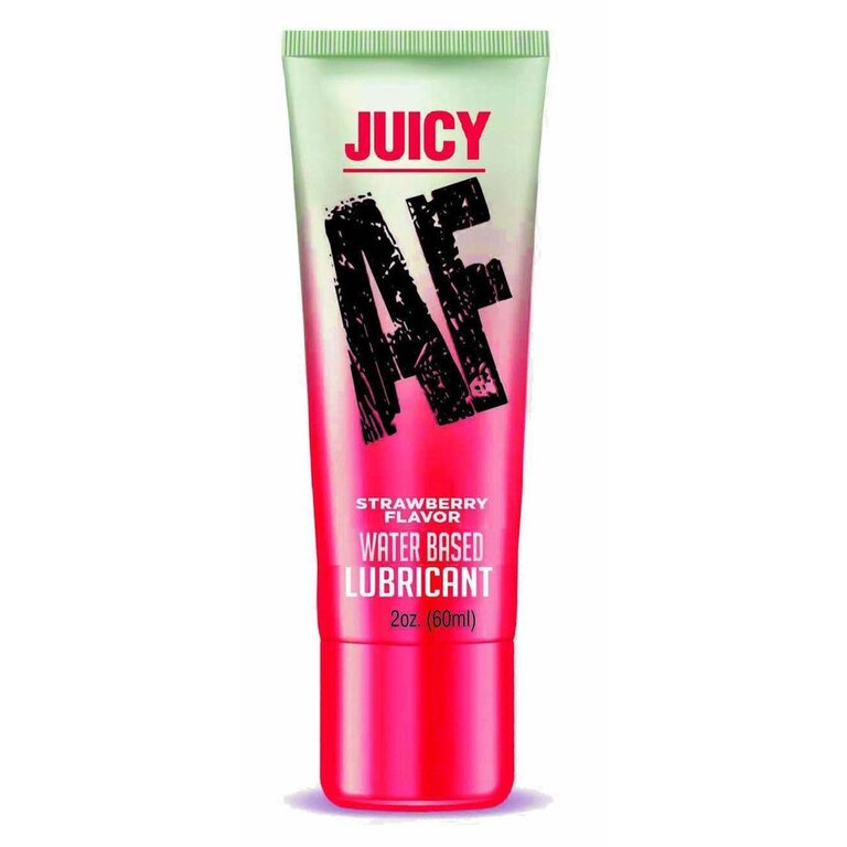 LITTLE GENIE JUICY AF LUBE STRAWBERRY 2 OZ