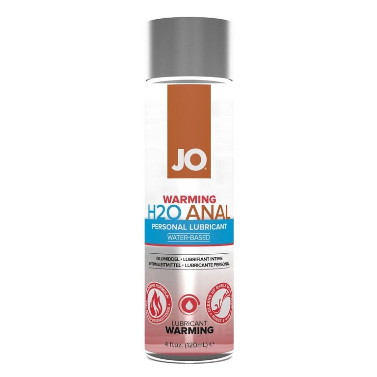 SYSTEM JO JO 4 OZ ANAL H2O WARMING LUBRICANT
