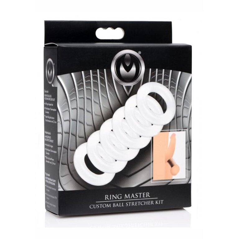 XR BRANDS MASTER SERIES RING MASTER CUSTOM BALL STRETCHING KIT 6PCK