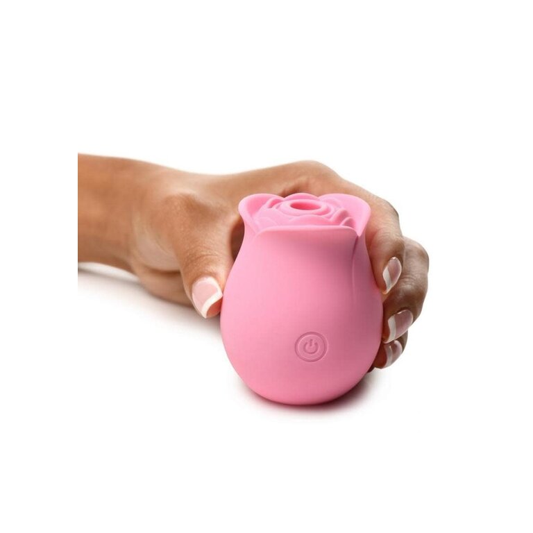 XR BRANDS Bloomgasm The Perfect Rose Rechargeable Silicone Clitoral Stimulator