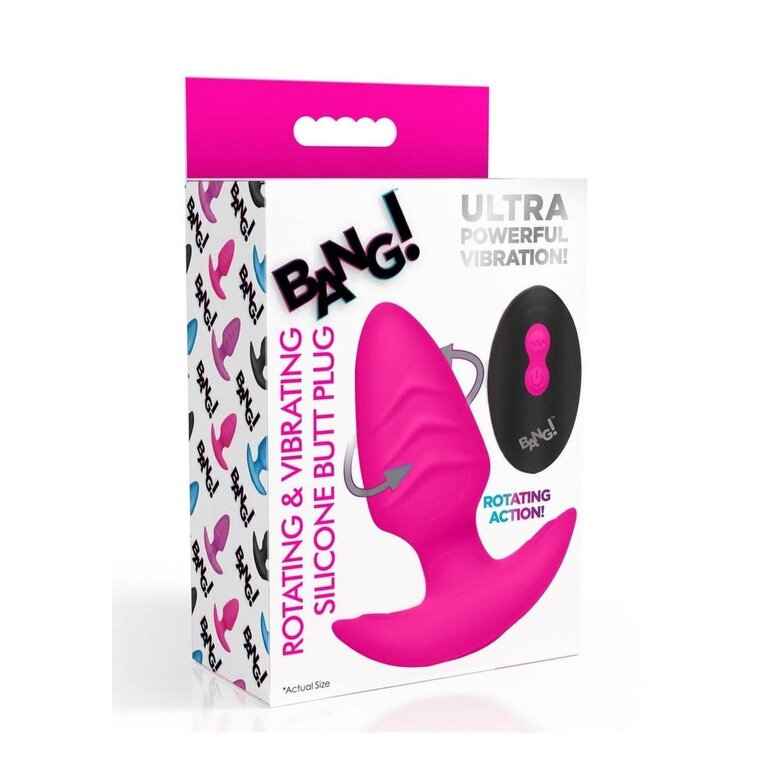 XR BRANDS BANG! ROTATING VIBE SILICONE PLUG