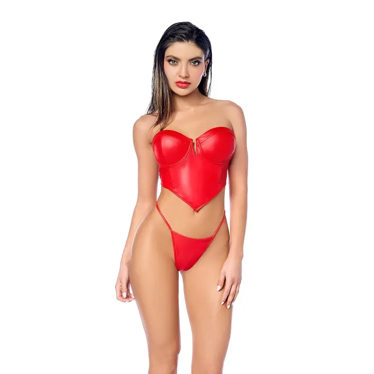 MAPALE UNDERWIRE BUSTIER BRA SET