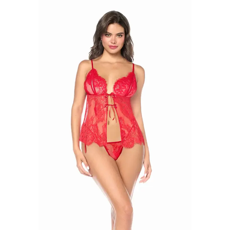 MAPALE FLIRTY PEEKABOO BABYDOLL
