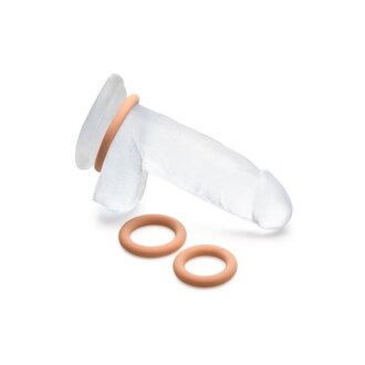 JOCK JOCK DISCRETE SILICONE COCK RING SET CARAMEL