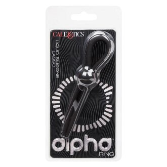 CALIFORNIA EXOTIC ALPHA LIQUID SILICONE LASSO BLACK