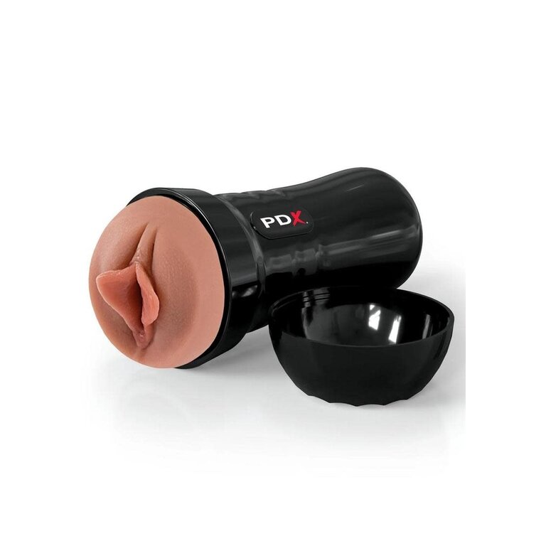 PIPEDREAM PDX EXTREME WET PUSSIES SUPER LUSCIOUS LIPS BROWN