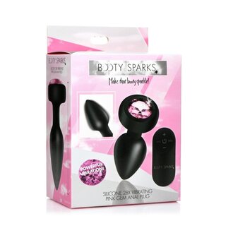 XR BRANDS BOOTY SPARKS 28X GEM PLUG W/ CONTROL